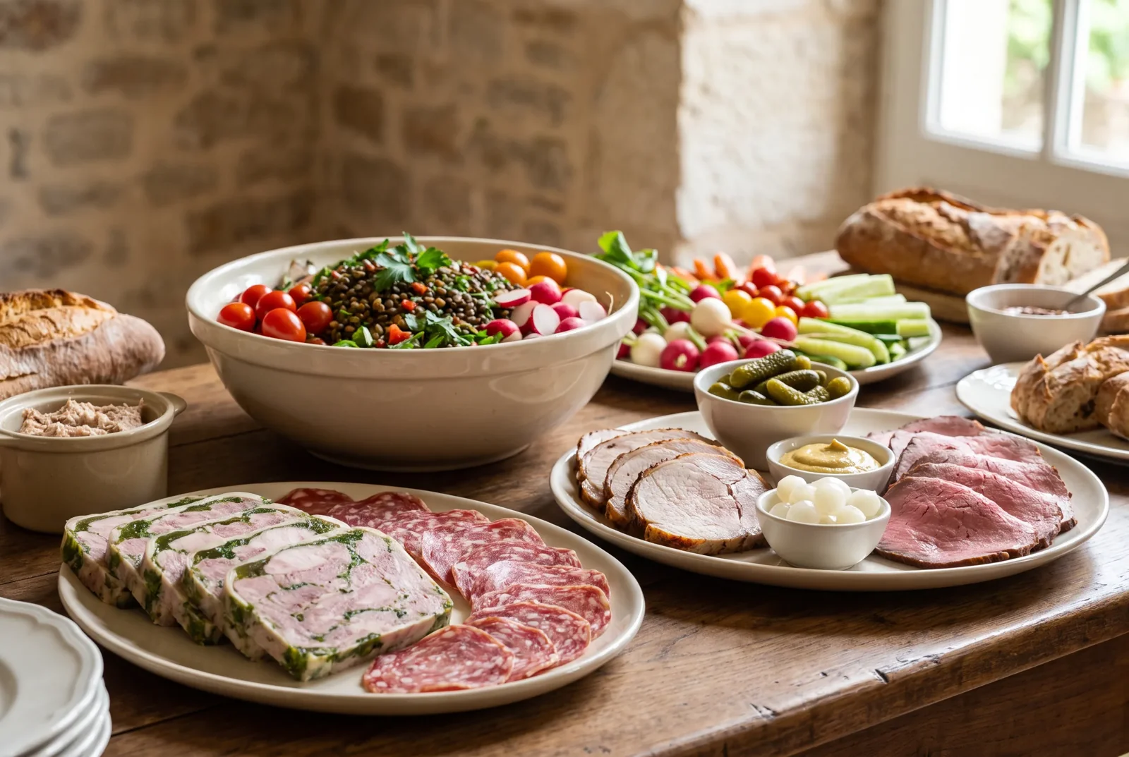 Buffet Mixte — photographie illustrative de la composition
