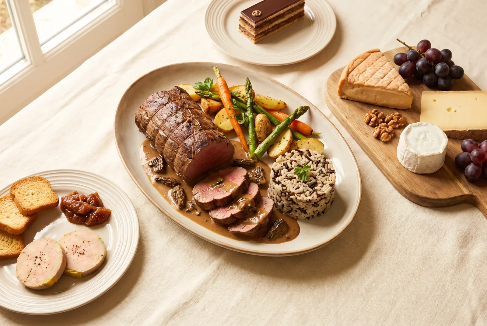 Menu à 38€00 — photographie illustrative de la composition