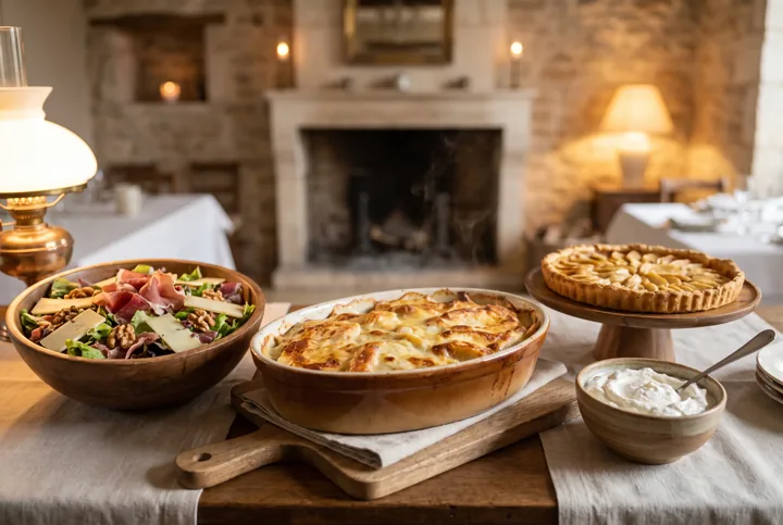 Menu Soirée Tartiflette — illustration culinaire de la prestation